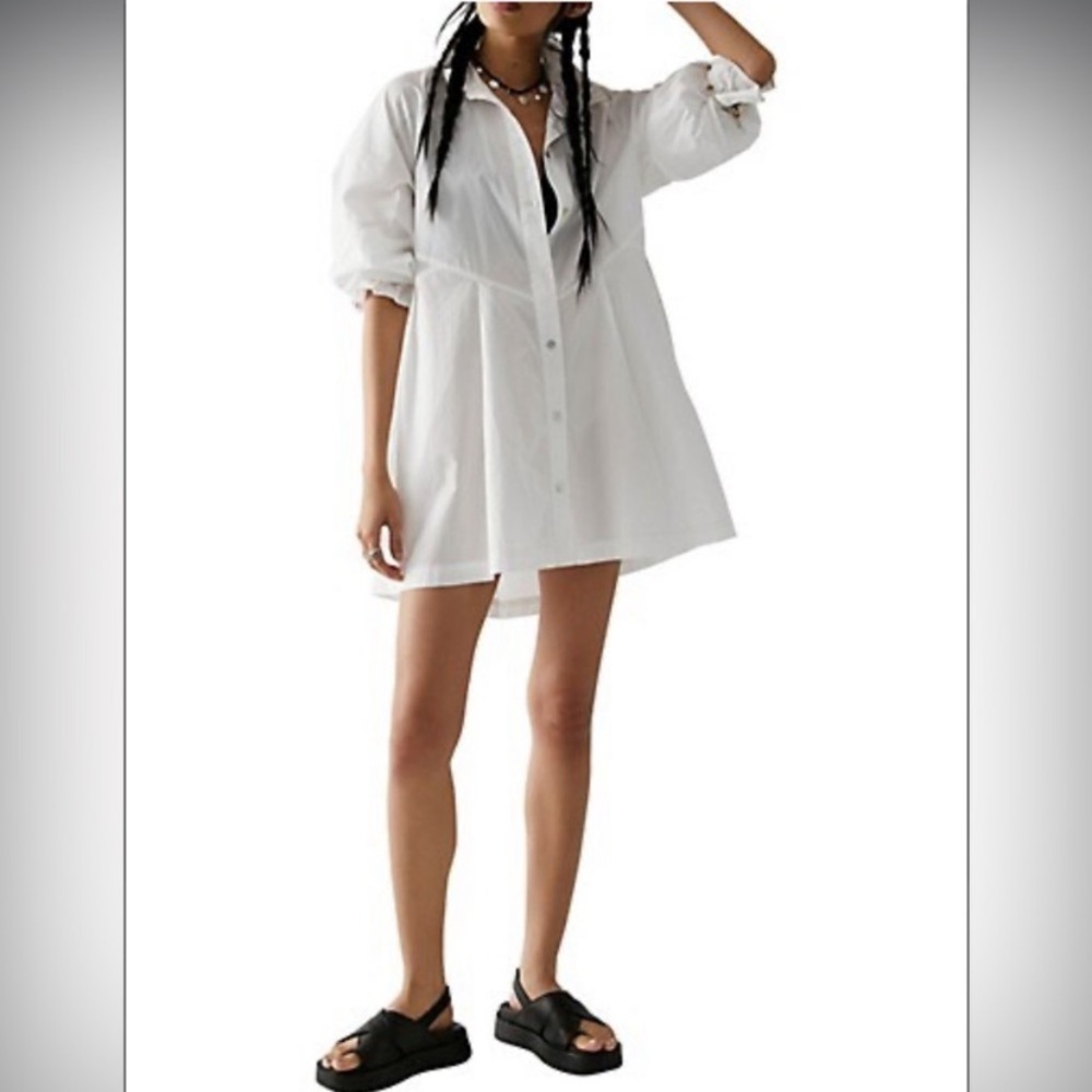 Hannah Poplin Mini Dress